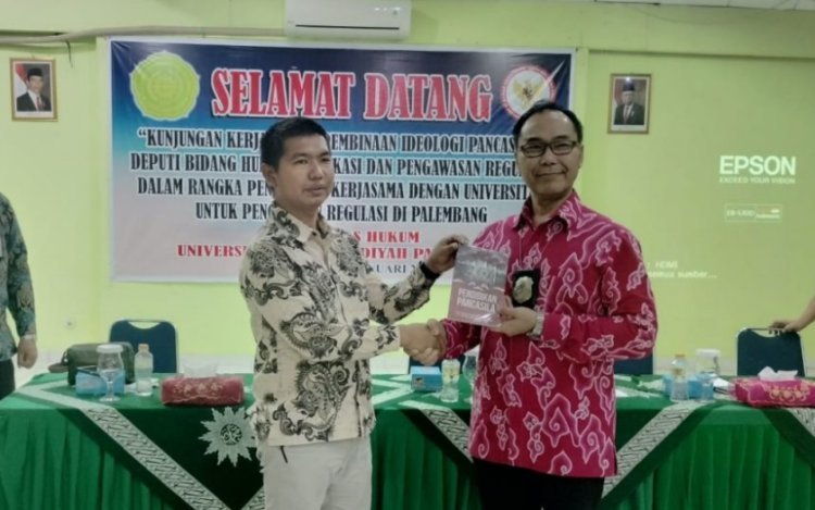Fakultas Hukum UM Palembang dan BPIP Jalin Kerjasama Kaji Regulasi di Kota Palembang