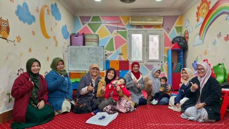 UMS dan Kemenag Lakukan Pengabdian Masyarakat Kolaborasi Internasional di TK ABA Kairo