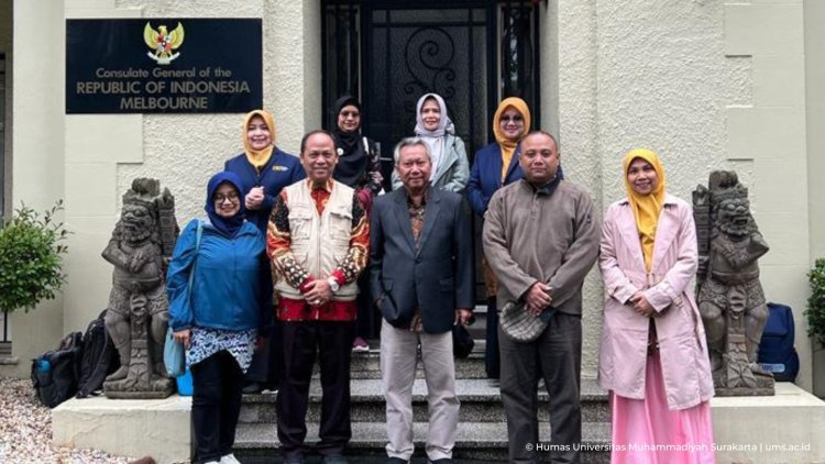 Perkuat Jaringan Internasional, UMS Kerja Sama dengan Australia Indonesia Association in Victoria