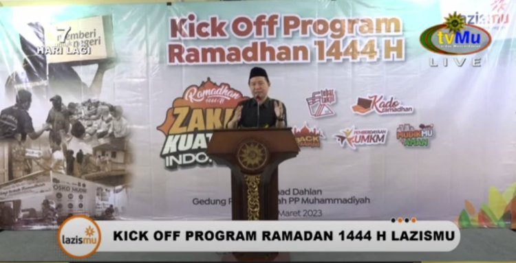 Lazismu Gelar Launching Program Ramadan 1444 H dengan Tema 'Zakat Kuatkan Indonesia'