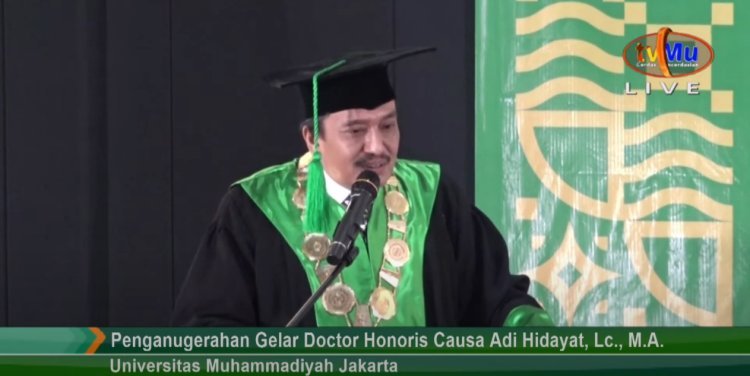 Rektor UMJ Ungkap Penganugerahan Doktor HC untuk Ustadz Adi Hidayat Bukan Didasari Kader Muhammadiyah