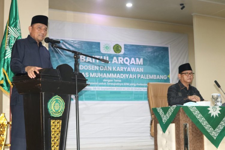 Ketua PWM Sumsel Ajak Dosen dan Karyawan Berbangga Jadi Bagian Keluarga Besar UM Palembang