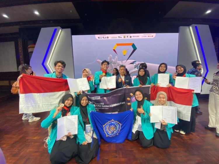 Tim Mahasiswa Fakultas Ilmu Kesehatan Borong Mendali di Ajang Indonesia Inventors Day 2023