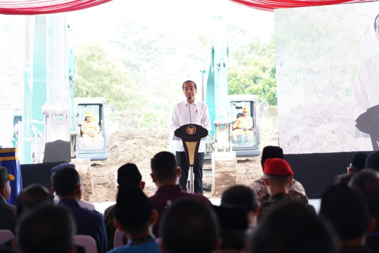 Presiden Jokowi Lakukan Groundbreaking Pembangunan Kampus II UMP