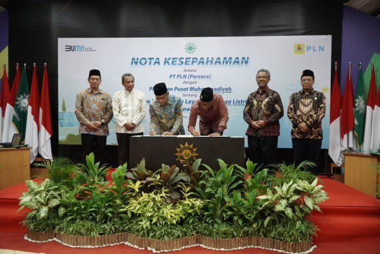 Muhammadiyah Teken MoU dengan PT PLN untuk Lawan Perubahan Iklim