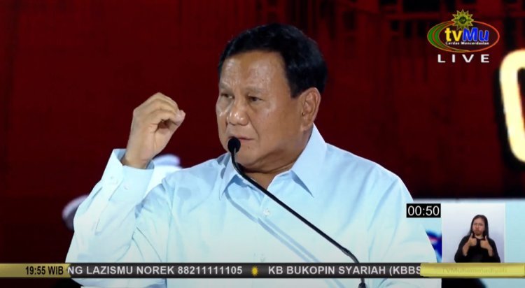 Prabowo Subianto Optimistis Indonesia Tak akan Diintervensi Negara Lain Gara-gara Utang