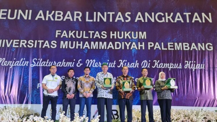 Ikatan Keluarga Alumni Fakultas Hukum UM Palembang Gelar Reuni Akbar Lintas Angkatan