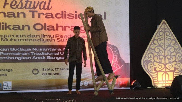 Prodi Pendidikan Olahraga UMS Lestarikan Budaya Nusantara Melalui Festival Permainan Tradisional 2024