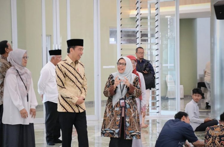 Presiden Joko Widodo Kunjungi Masjid Walidah Dahlan Unisa Yogyakarta