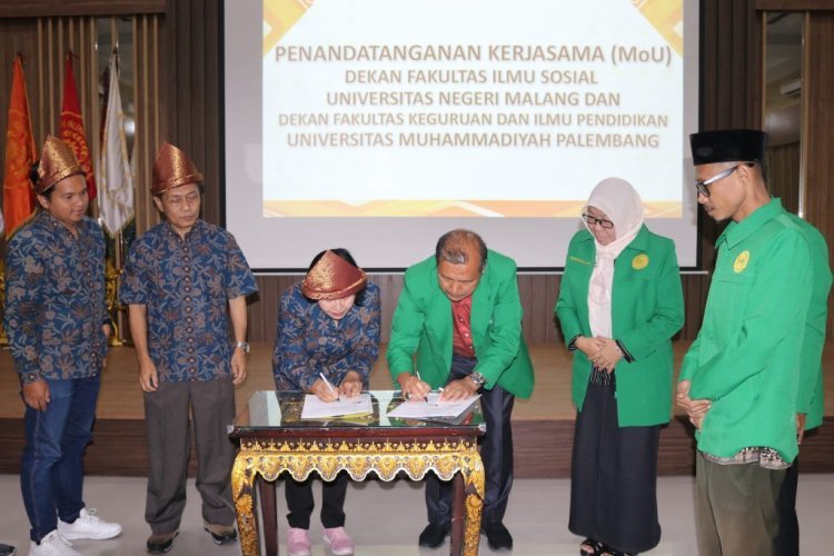 FKIP UM Palembang-Universitas Negeri Malang Teken Kerja Sama Tingkatan Mutu Pendidikan