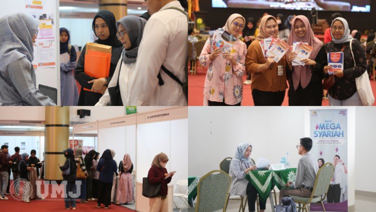 Ratusan Mahasiswa dan Alumni UMJ Antusias Hadiri Career Expo 2024