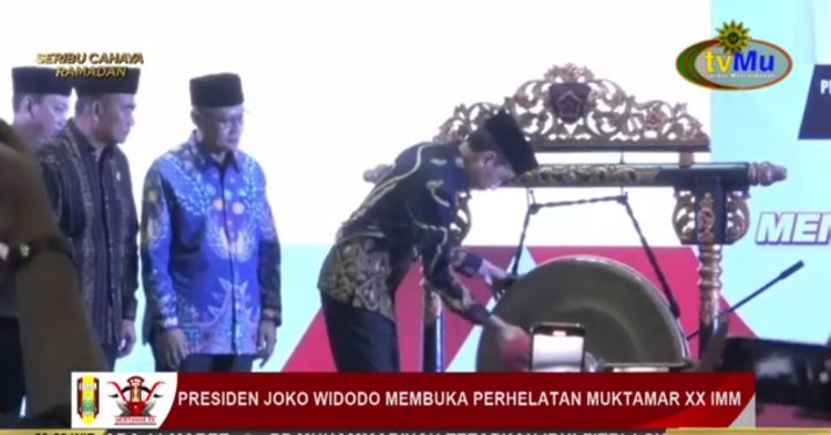 Presiden Jokowi Buka Muktamar XX IMM di Palembang