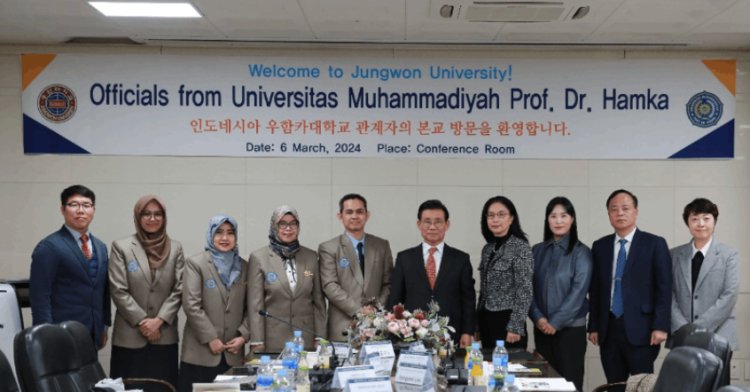 Realisasikan Program Internasionalisasi, Uhamka Lakukan Kunjungan ke Jungwon University Korea Selatan