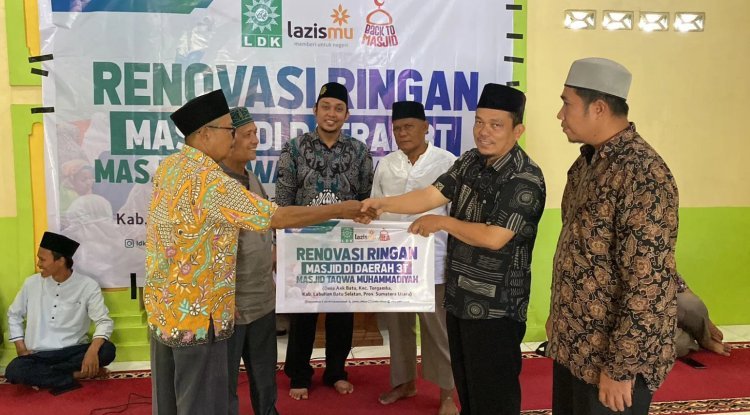 Lazismu Pusat-Lembaga Dakwah Komunitas Renovasi Masjid di Daerah 3T