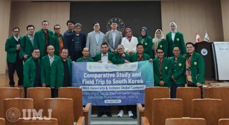 Mahasiswa Program Doktor Administrasi Publik UMJ Lakukan Studi Komparasi ke INHA University Korea Selatan