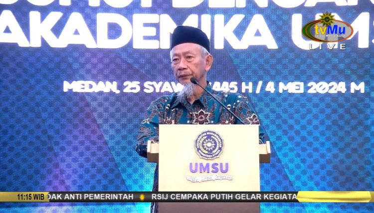 PWM Sumatera Utara dan Civitas Academica UMSU Gelar Silaturahmi Syawal 1445 H, Hadirkan Saad Ibrahim