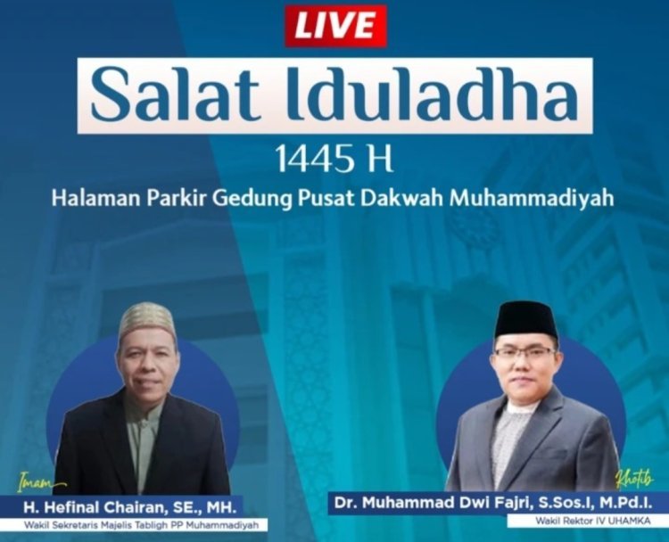 Masjid At-Tanwir PP Muhammadiyah Jakarta Gelar Salat Idul Adha pada Senin 17 Juni