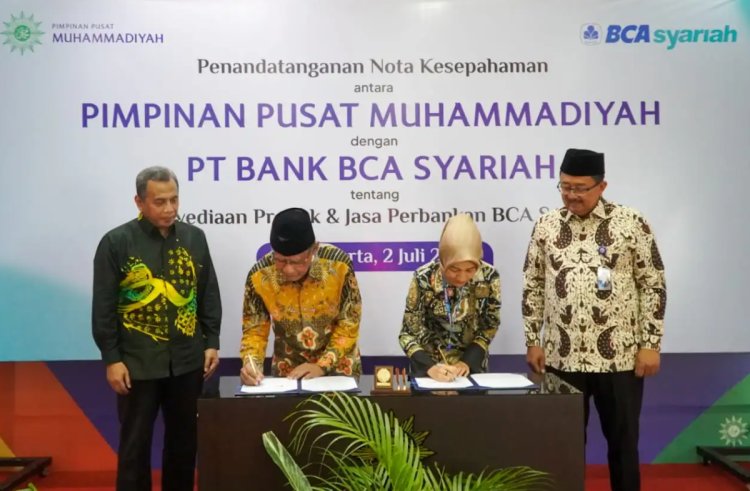 PP Muhammadiyah Teken MoU dengan Bank BCA Syariah