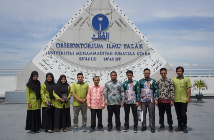 Observatorium Ilmu Falak UMSU Terima Kunjungan Studi Banding Unismuh Makassar