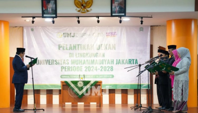 Rektor UMJ Lantik Lima Dekan Periode 2024-2028