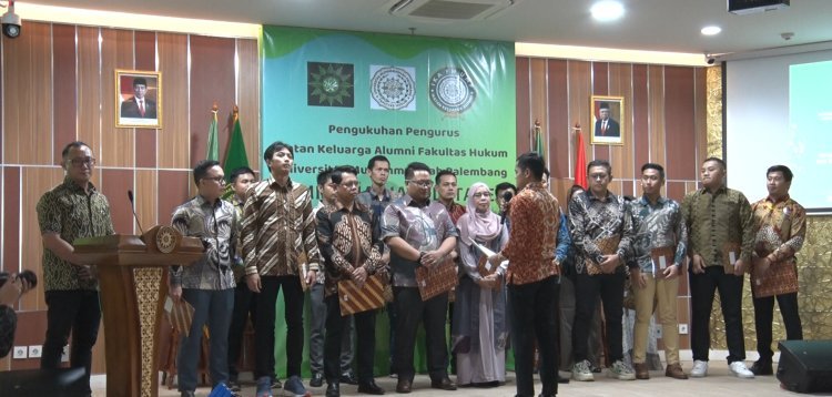 Ikatan Keluarga Alumni UM Palembang Komisariat Jabodetabek 2024-2028 Dikukuhkan