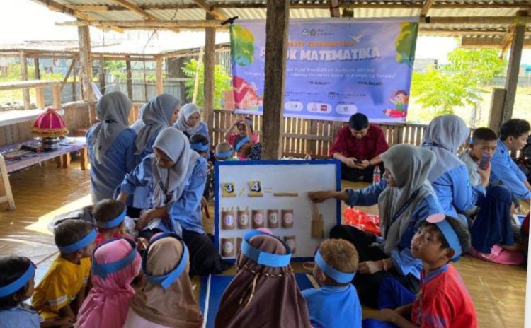 FKIP Unismuh Makassar Adakan Proyek Kepemimpinan Berbasis STEAM di Kampung Savana