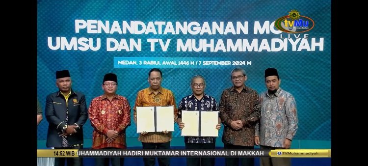 Kembali Teken MoU, tvMu dan UMSU Perkuat Kerja Sama