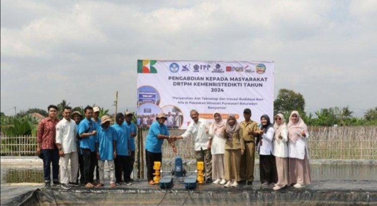UMP Serahkan Teknologi Inovasi kepada Pokdakan Minasari untuk Tingkatkan Produksi Ikan Nila