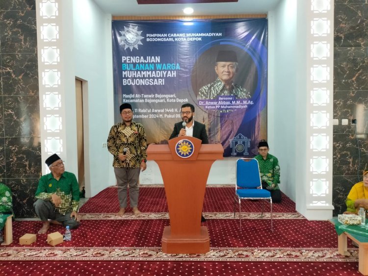 PCM Bojongsari Gelar Pengajian Bulanan, Hadirkan Anwar Abbas dan Syekh Usamah