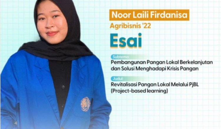 Keren! Mahasiswa Prodi Agribisnis UMP Juara Lomba Esai Tingkat Nasional