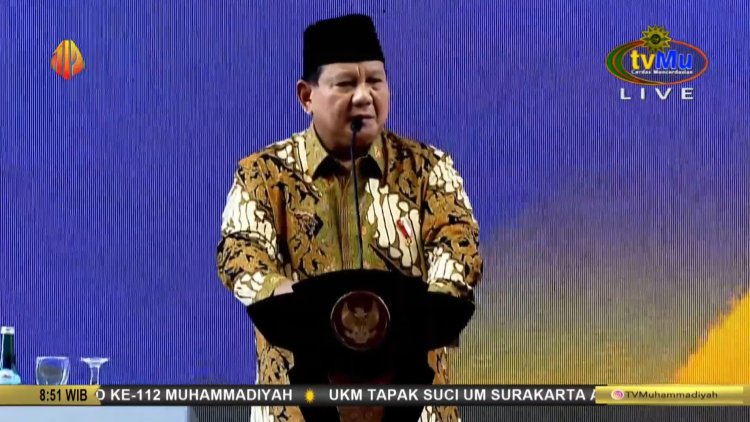 Presiden Prabowo Buka Tanwir dan Resepsi Milad Muhammadiyah ke-112