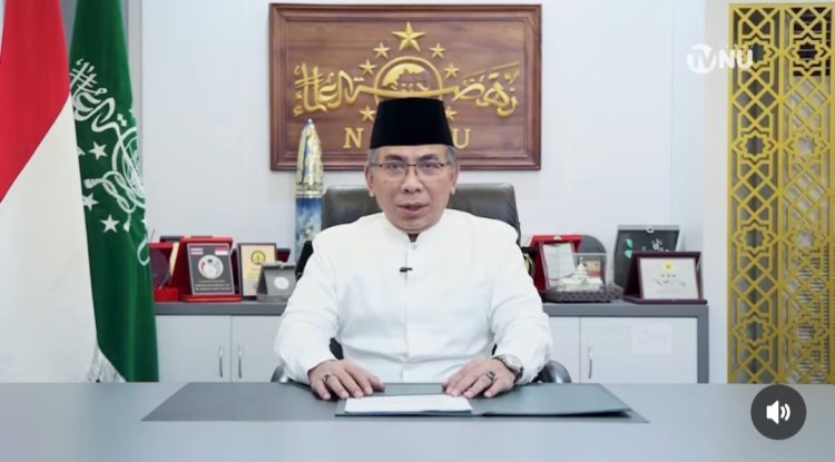 Ketua Umum PBNU Sampaikan Selamat Sidang Tanwir dan Resepsi Milad Muhammadiyah ke-112