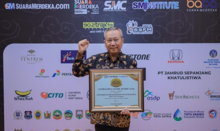 UMS Raih Penghargaan Satria Education Award 2024 Kategori Kampus Moderasi Beragama