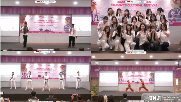 Fakultas Ilmu Pendidikan UMJ Gelar Indonesia-Korean Student's Cultural Festival
