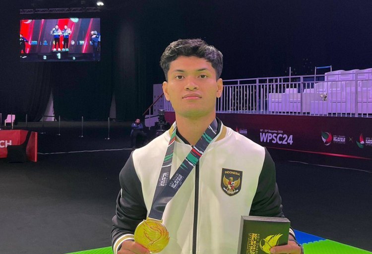 Mahasiswa UMS Ini Raih Bronze Medal di Abu Dhabi 20th World Pencak Silat Championship 2024