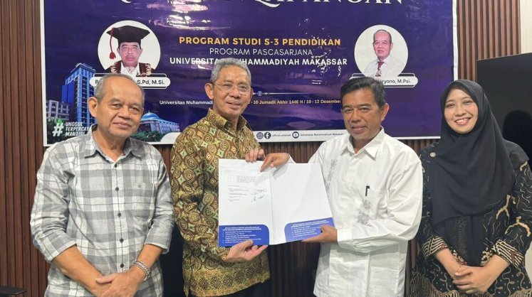 Program Doktor Pendidikan Unismuh Makassar Raih Akreditasi 'Baik Sekali' dari LAMDIK