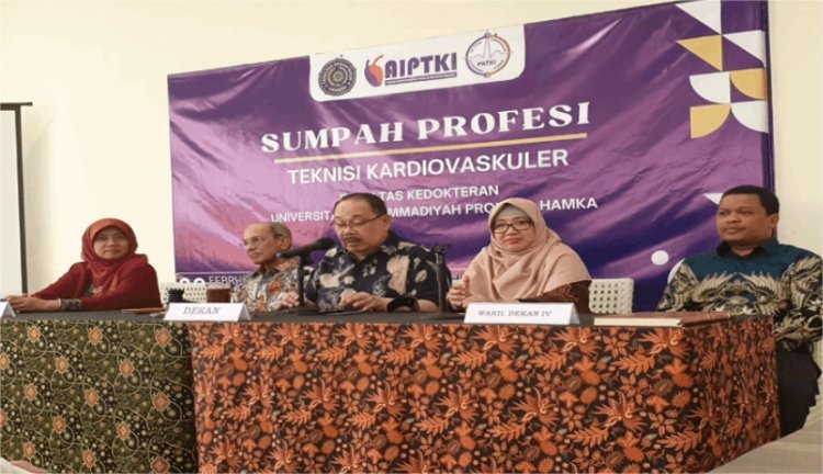 Uhamka Gelar Sumpah Profesi Teknik Kardiovaskuler Periode I Tahun 2025