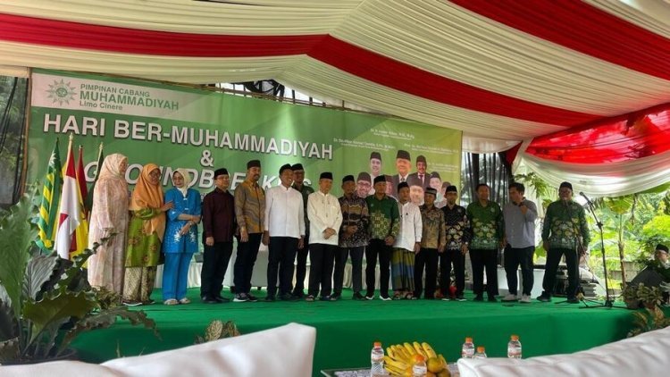 Anwar Abbas Lakukan Ground Breaking SD Muhammadiyah Salman Al Farisi di Depok