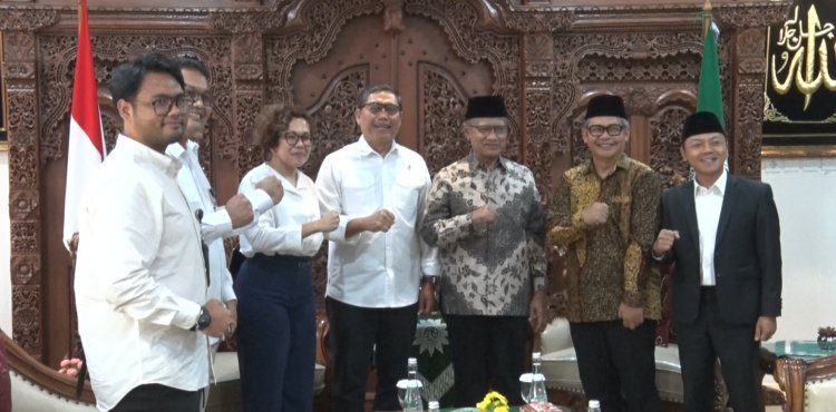 Haedar Nashir Terima Kunjungan Silaturahmi Kantor Staf Presiden