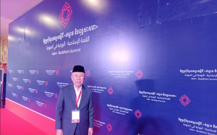 Syafiq Mughni Hadiri Konferensi Tingkat Tinggi Islam-Buddha di Kamboja