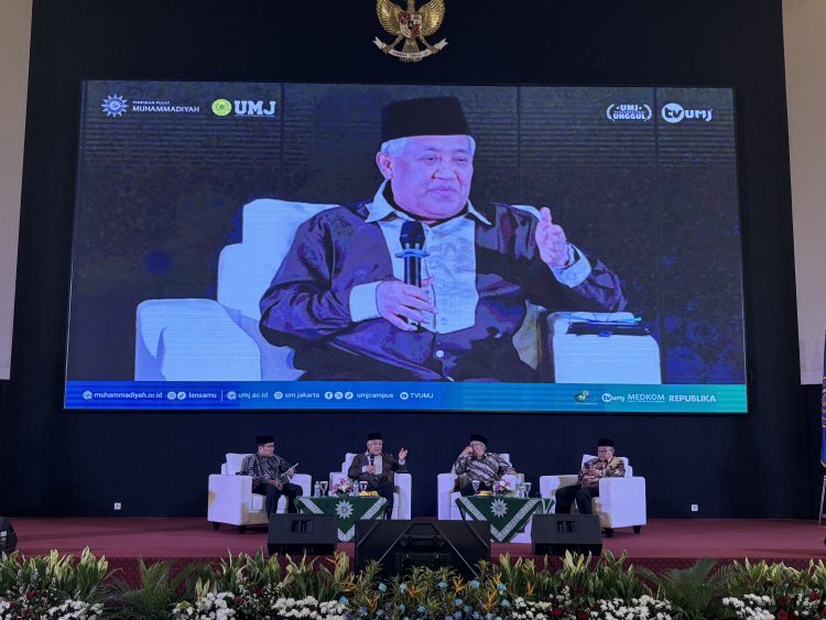 Din Syamsuddin Dorong Muhammadiyah Lakukan Pengembangan Islam Wasathiyah Kearah Perubahan