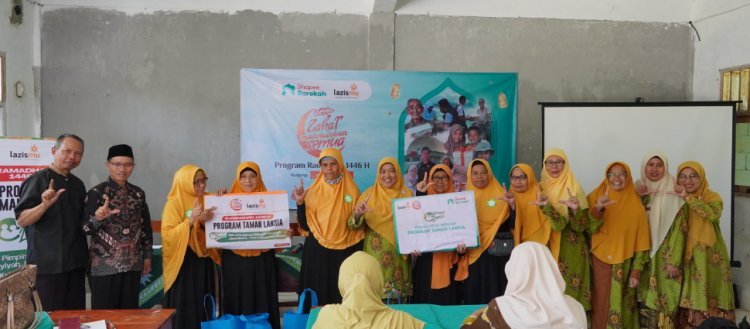 Lazismu-PDA Kabupaten Bogor Gelar Program Taman Lansia di Leuwiliang