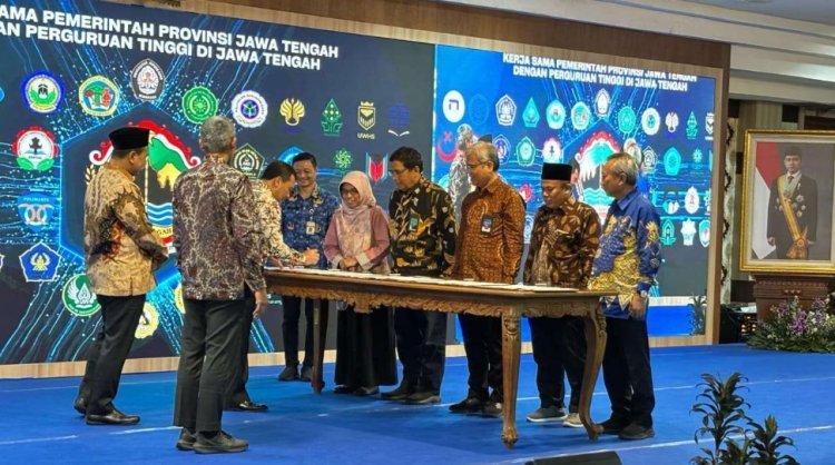 Percepat Pencapaian Program Strategis, Pemprov Jateng Teken MoU dengan UMS