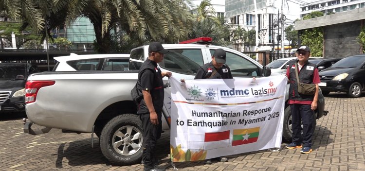 Muhammadiyah Bergerak, Bantuan Korban Gempa Myanmar