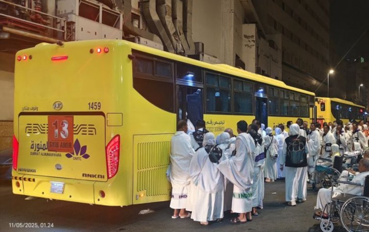 Operasional Bus Shalawat Berhenti Sementara, Jemaah Haji Diimbau Salat Jumat di Hotel