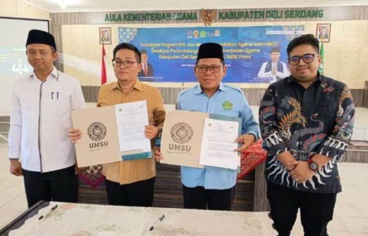 UMSU Jalin Kerja Sama Strategis dengan Kemenag Deli Serdang